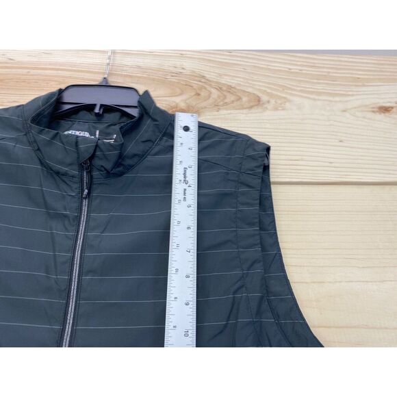 Antigua Vest Mens Large Gray Windbreaker Jacket Pullover Golf Tatum Ranch - Picture 8 of 15